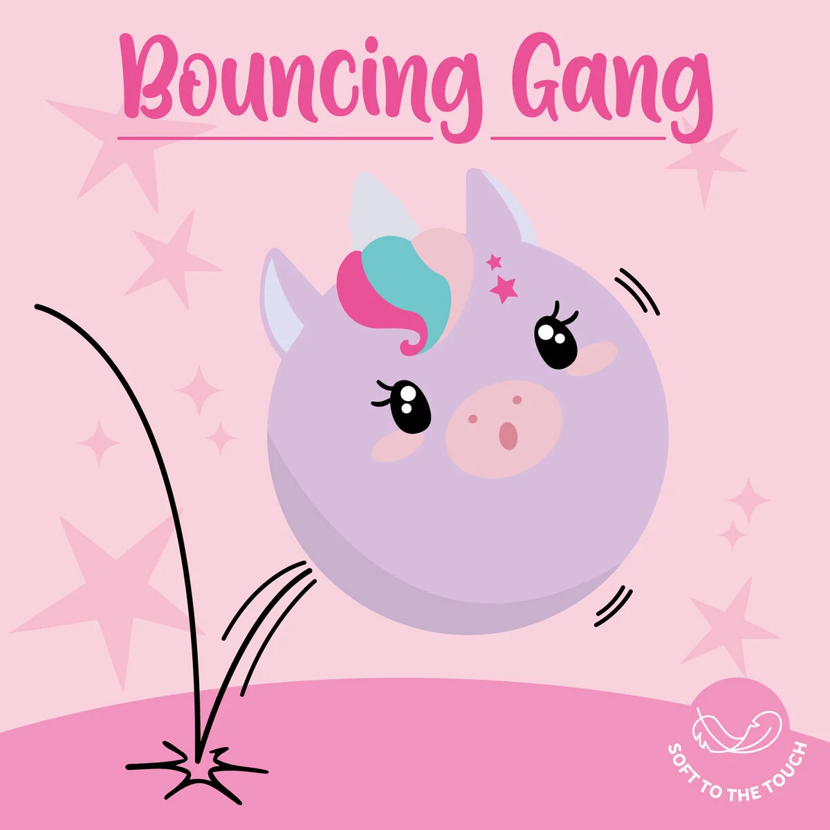 Pallina Rimbalzante - Unicorn - Bouncing Gang - immagine 2