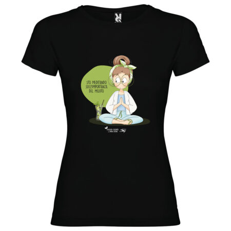 T-SHIRT PENSIERI COLORATI – STO MEDITANDO SULL’IMPORTANZA DEL MOJITO