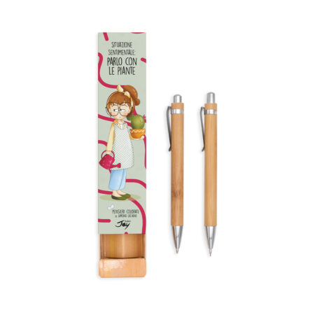 KIT SCRITTURA BAMBOO PENSIERI COLORATI – CALMA, SOSTANTIVO FEMMINILE