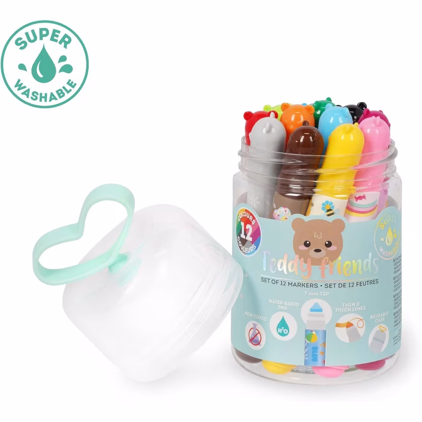 Set di 12 Pennarelli Teddy Friends – Teddy Bear - immagine 4